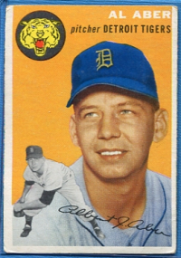 1954 Topps #238 Al Aber front image