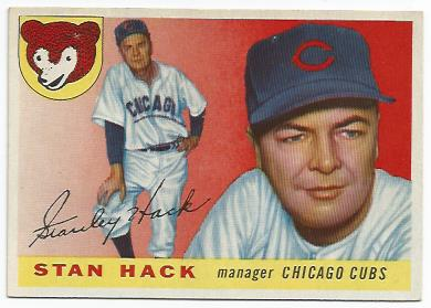 1955 Topps #6 Stan Hack MG RC