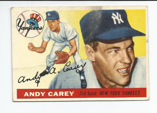 1955 Topps #20 Andy Carey
