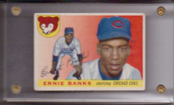 1955 Topps #28 Ernie Banks