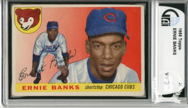 1955 Topps #28 Ernie Banks