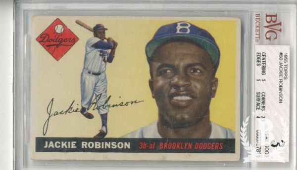 1955 Topps #50 Jackie Robinson