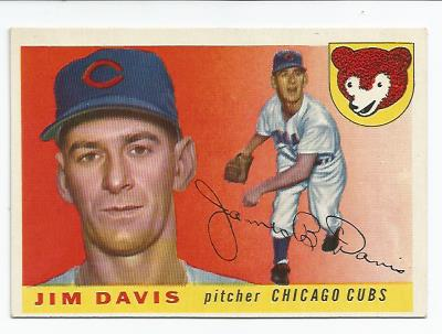 1955 Topps #68 Jim Davis RC