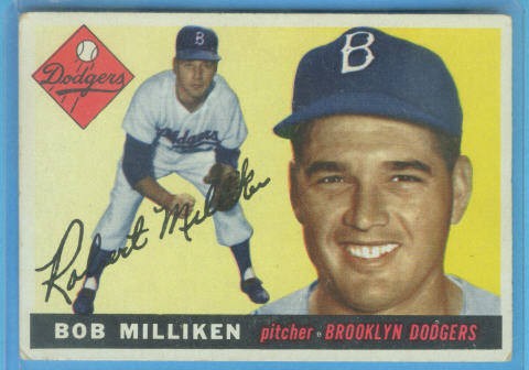 1955 Topps #111 Bob Milliken