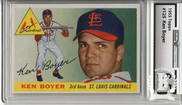1955 Topps #125 Ken Boyer RC