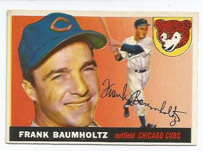 1955 Topps #172 Frank Baumholtz DP