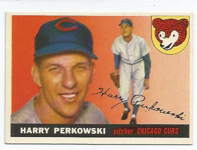 1955 Topps #184 Harry Perkowski DP