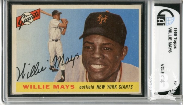 1955 Topps #194 Willie Mays