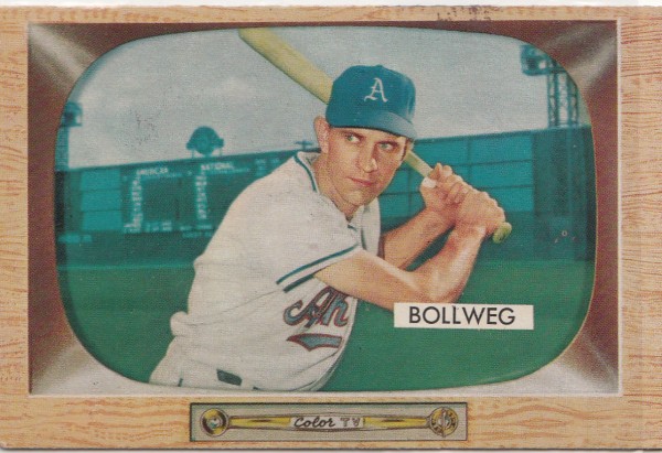 1955 Bowman #54 Don Bollweg