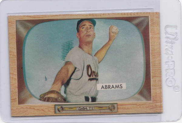 1955 Bowman #55 Cal Abrams