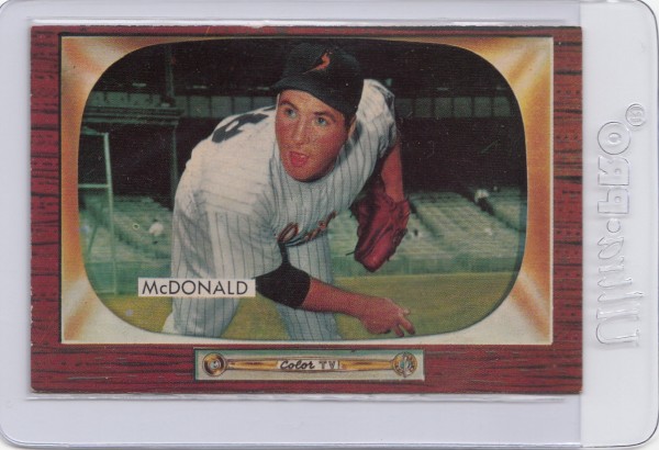 1955 Bowman #77 Jim McDonald RC