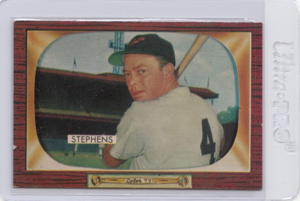 1955 Bowman #109 Vern Stephens