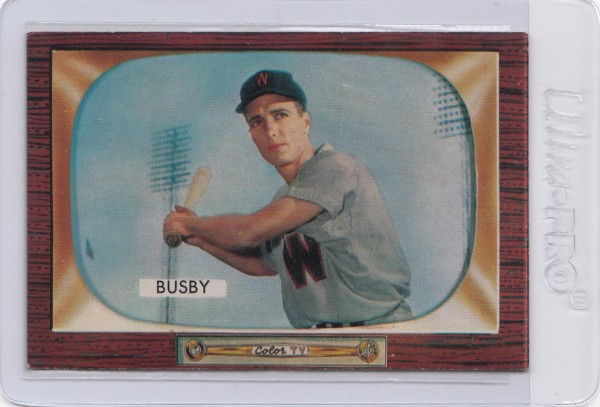 1955 Bowman #166 Jim Busby