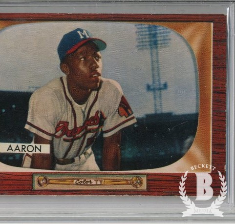 1955 Bowman #179 Hank Aaron