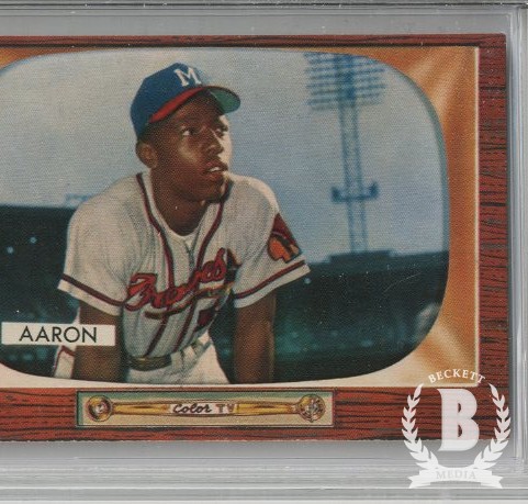 1955 Bowman #179 Hank Aaron