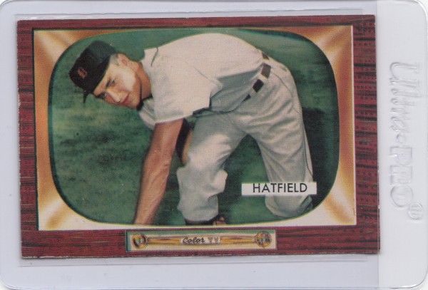 1955 Bowman #187 Fred Hatfield