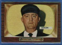 1955 Bowman #309 Hal Dixon UMP front image