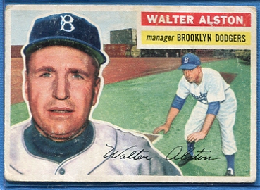 1956 Topps #8A Walter Alston MG GB