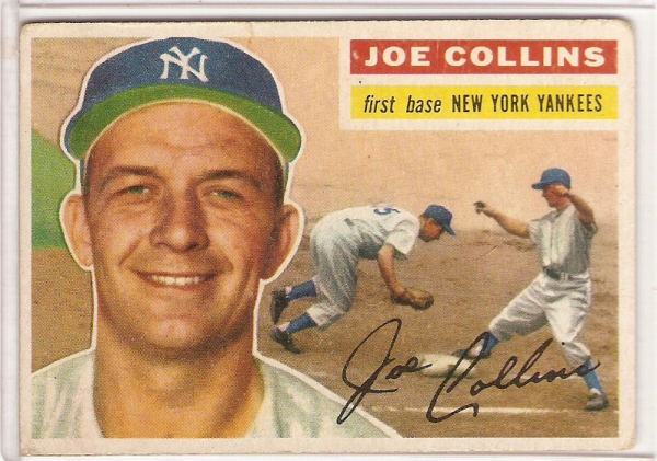 1956 Topps #21A Joe Collins GB