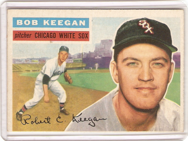 1956 Topps #54A Bob Keegan GB