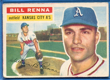 1956 Topps #82 Bill Renna DP