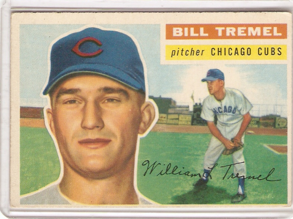 1956 Topps #96A Bill Tremel GB