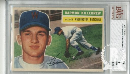 1956 Topps #164 Harmon Killebrew