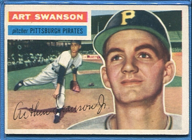 1956 Topps #204 Art Swanson RC