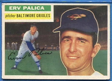 1956 Topps #206 Erv Palica
