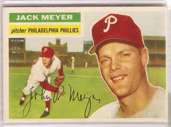 1956 Topps #269 Jack Meyer RC