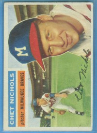 1956 Topps #278 Chet Nichols front image