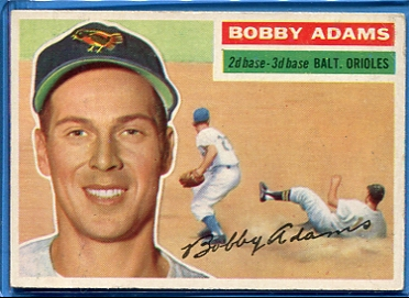 1956 Topps #287 Bobby Adams