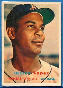 1957 Topps #6 Hector Lopez