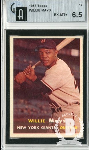 1957 Topps #10 Willie Mays
