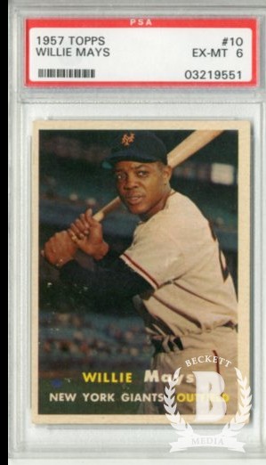 1957 Topps #10 Willie Mays