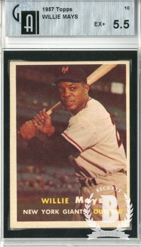 1957 Topps #10 Willie Mays