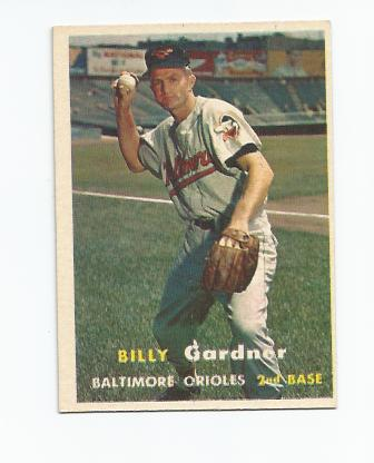 1957 Topps #17 Billy Gardner