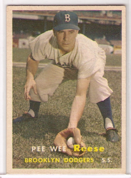 1957 Topps #30 Pee Wee Reese