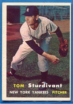 1957 Topps #34 Tom Sturdivant RC