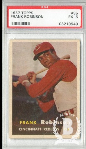 1957 Topps #35 Frank Robinson RC