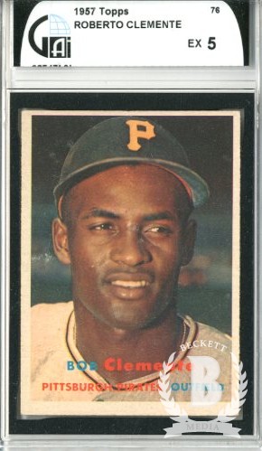 1957 Topps #76 Roberto Clemente