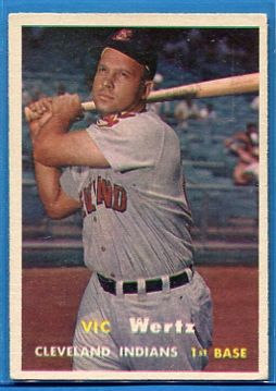 1957 Topps #78 Vic Wertz