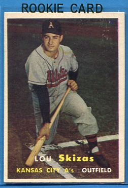 1957 Topps #83 Lou Skizas RC