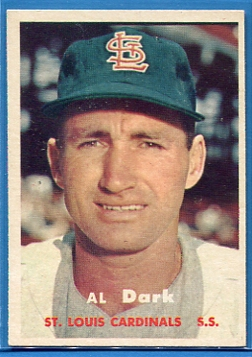 1957 Topps #98 Alvin Dark