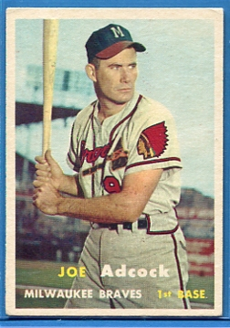 1957 Topps #117 Joe Adcock