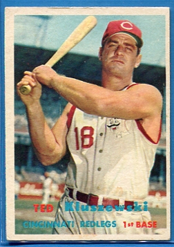 1957 Topps #165 Ted Kluszewski