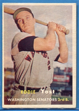 1957 Topps #177 Eddie Yost