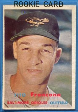 1957 Topps #184 Tito Francona RC