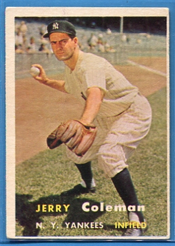 1957 Topps #192 Jerry Coleman