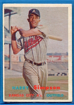 1957 Topps #225 Harry Simpson